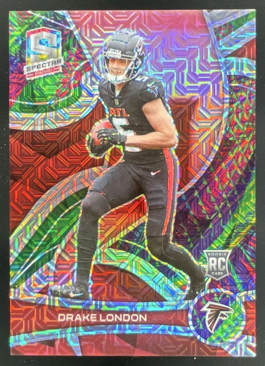 2022 Panini Spectra Meta #146 Drake London RC /25