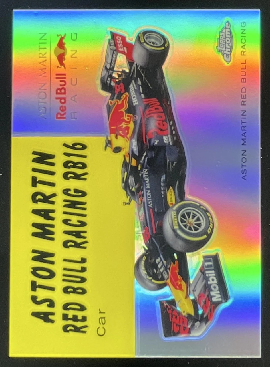 2020 Topps Chrome Formula 1 1954 World on Wheels Aston Martin Red Bull Racing
