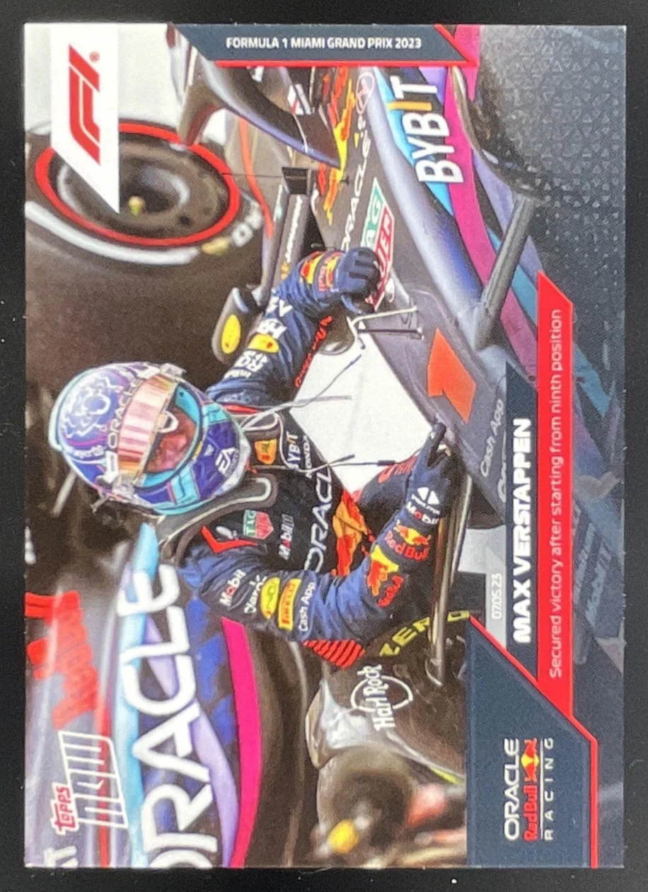 2023 Topps Now Formula 1 #014 Max Verstappen