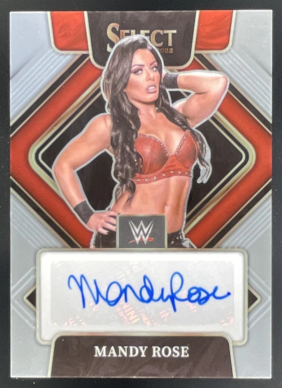 2022 Panini Select WWE Signatures #SG-MRS Mandy Rose Auto