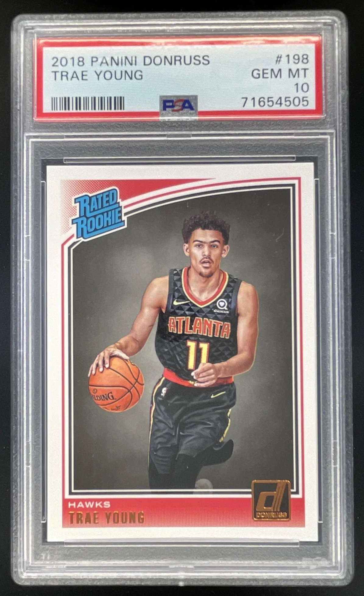 2018-19 Panini Donruss #198 Trae Young RC PSA 10