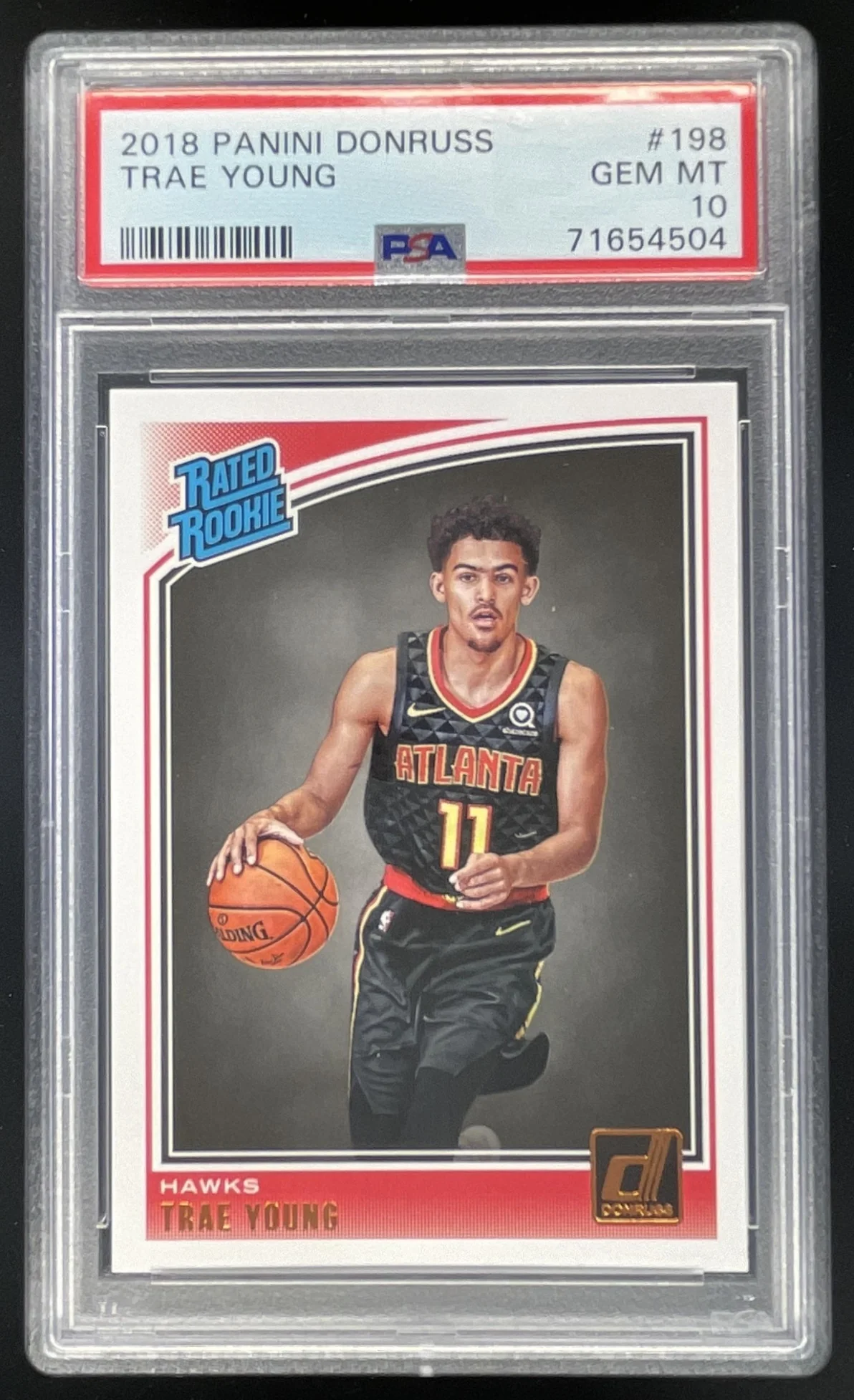 2018-19 Panini Donruss #198 Trae Young RC PSA 10
