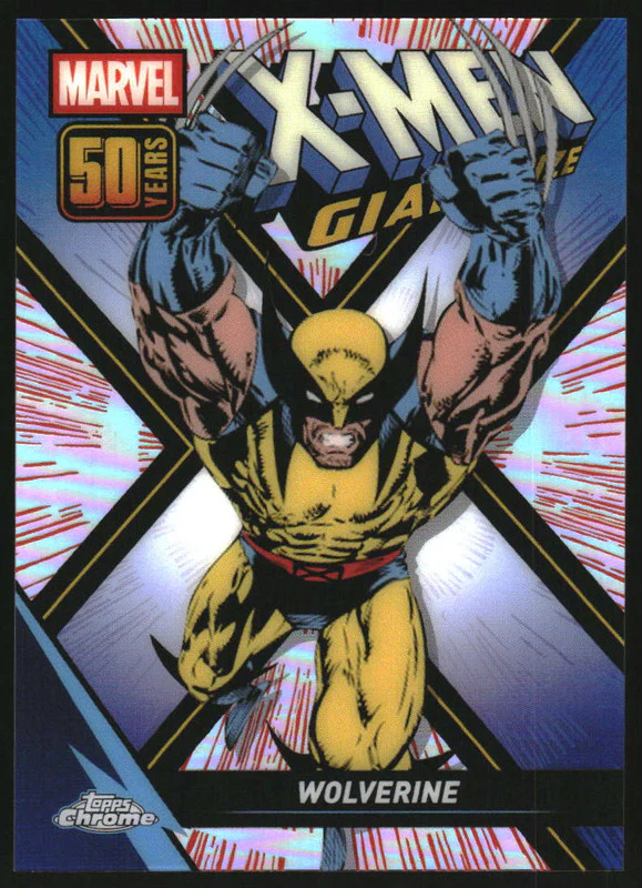 2025 Topps Chrome Marvel X-Men Giant Size 50th Anniversary #XM-1 Wolverine