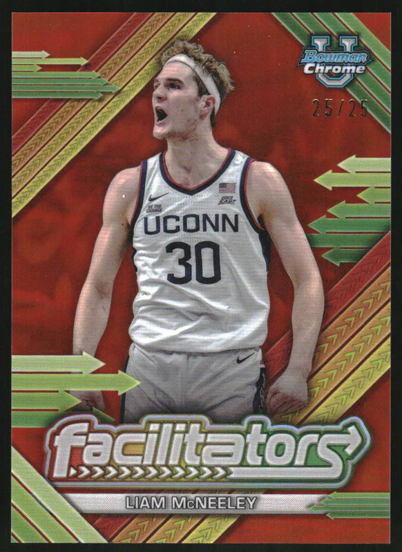 2024-25 Bowman University Chrome Facilitators Orange #F-12 Liam McNeeley /25