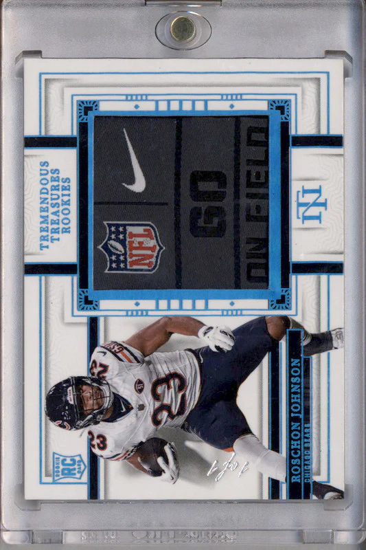 2023  National Treasures Tremendous Rookies Laundry Tag Roschon Johnson 1/1