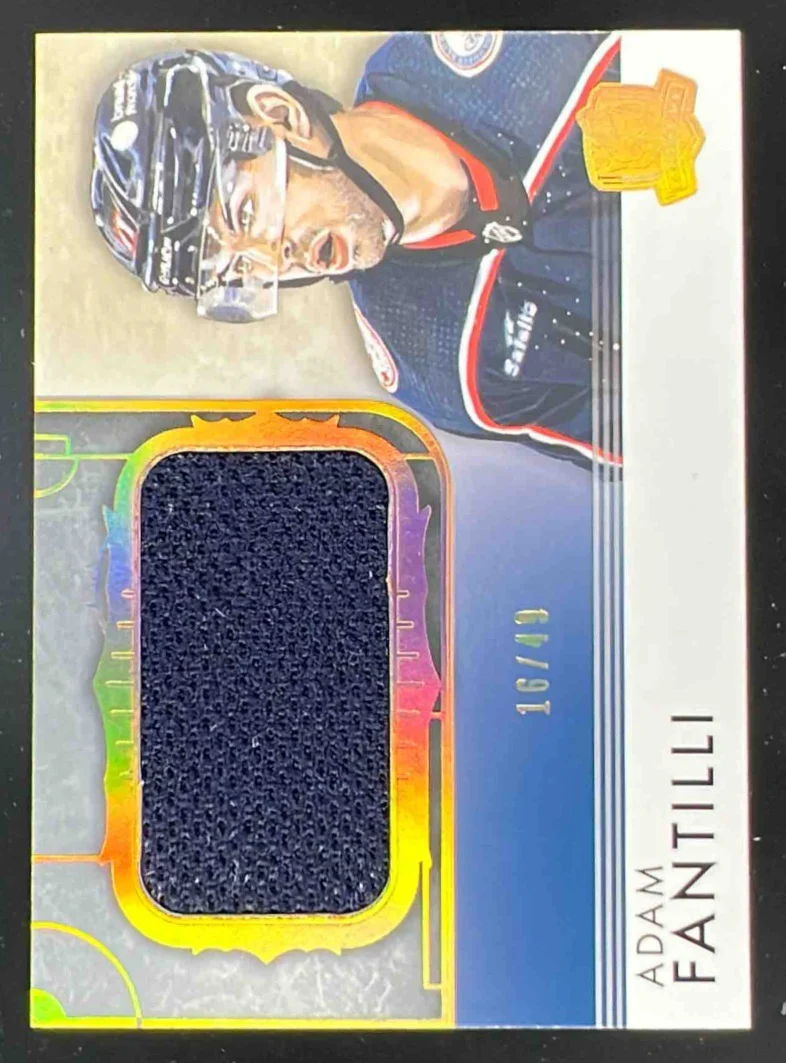 2023-24 The Cup Rookie Rink Gallery Jersey #RGAF-V4 Adam Fantilli /49